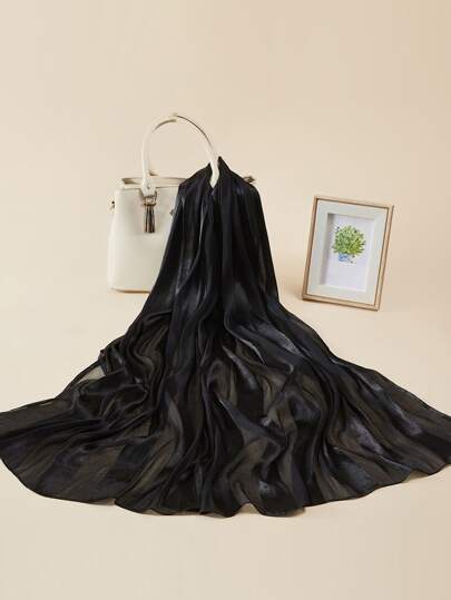 1 szt. Solidna chusta na głowę damska hidżab minimalistyczna elegancka chusta na głowę bandana, opaska na włosy, opaska na głowę idealna do ubierania się w akcesoria damskie