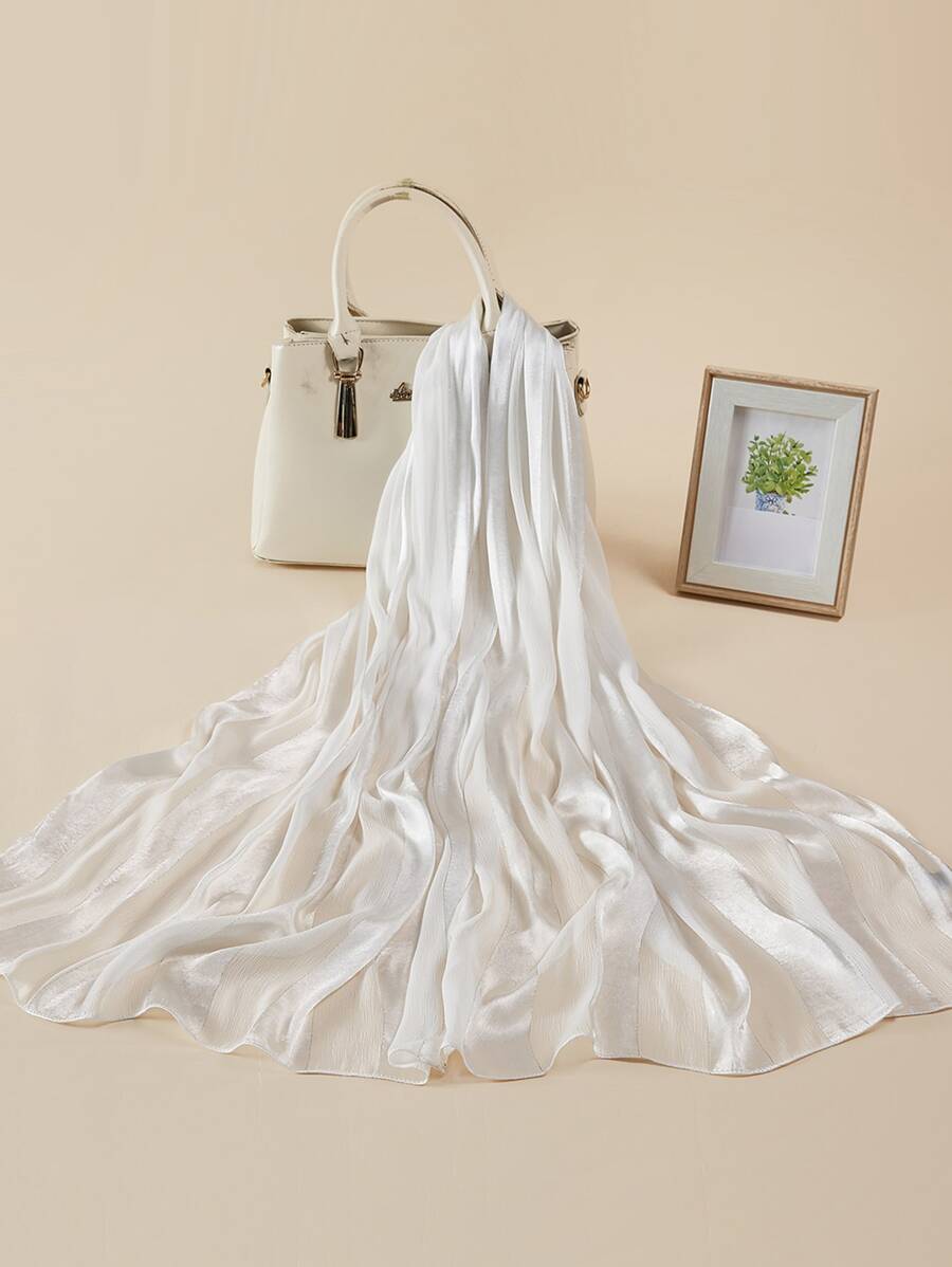 1 Máy Tính Tối Giản Chắc Chắn Khăn Chống Gió Ngoài Trời Chống Nắng Khăn Bandana, Tóc, Băng Lý Tưởng Để Trang Điểm Cho Vẻ Ngoài Của Bạn - trắng - Xem 1