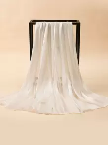 1 Máy Tính Tối Giản Chắc Chắn Khăn Chống Gió Ngoài Trời Chống Nắng Khăn Bandana, Tóc, Băng Lý Tưởng Để Trang Điểm Cho Vẻ Ngoài Của Bạn - trắng - Xem 2