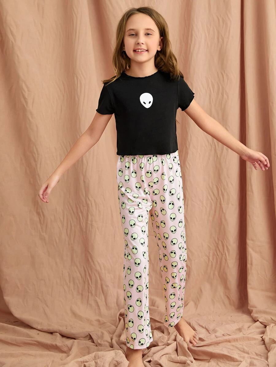 Đồ mặc nhà Gái Xù nhỏ Tất cả trên in Giải trí - Nhiều màu - Xem 1