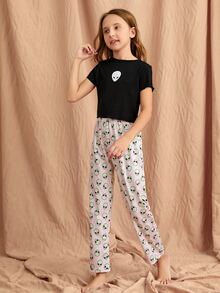 Đồ mặc nhà Gái Xù nhỏ Tất cả trên in Giải trí - Nhiều màu - Xem 3