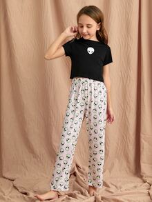 Đồ mặc nhà Gái Xù nhỏ Tất cả trên in Giải trí - Nhiều màu - Xem 4