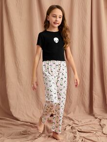 Đồ mặc nhà Gái Xù nhỏ Tất cả trên in Giải trí - Nhiều màu - Xem 5