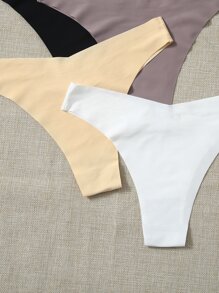 Yoga Basic 4pcs Solid Sports Brief - Multicolor - View 4