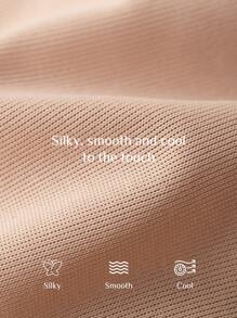 LUVLETTE Áo ngực không dây Full Cup màu rắn - Màu be - Xem 10