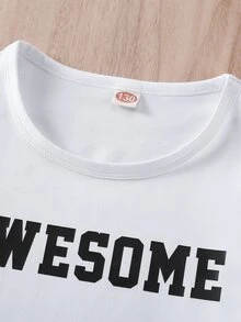 Boys Letter Graphic PJ Set - Multicolor - View 3