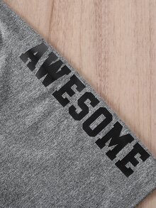 Boys Letter Graphic PJ Set - Multicolor - View 4