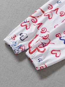 Đồ mặc nhà Trai Tim Lá thư Dễ thương - trắng - Xem 4