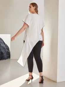 MOTF PREMIUM Top asimétrico - Blanco - Ver 2