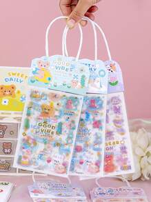 1pack Cartoon Graphic Random DIY Sticker - Multicolor - View 2