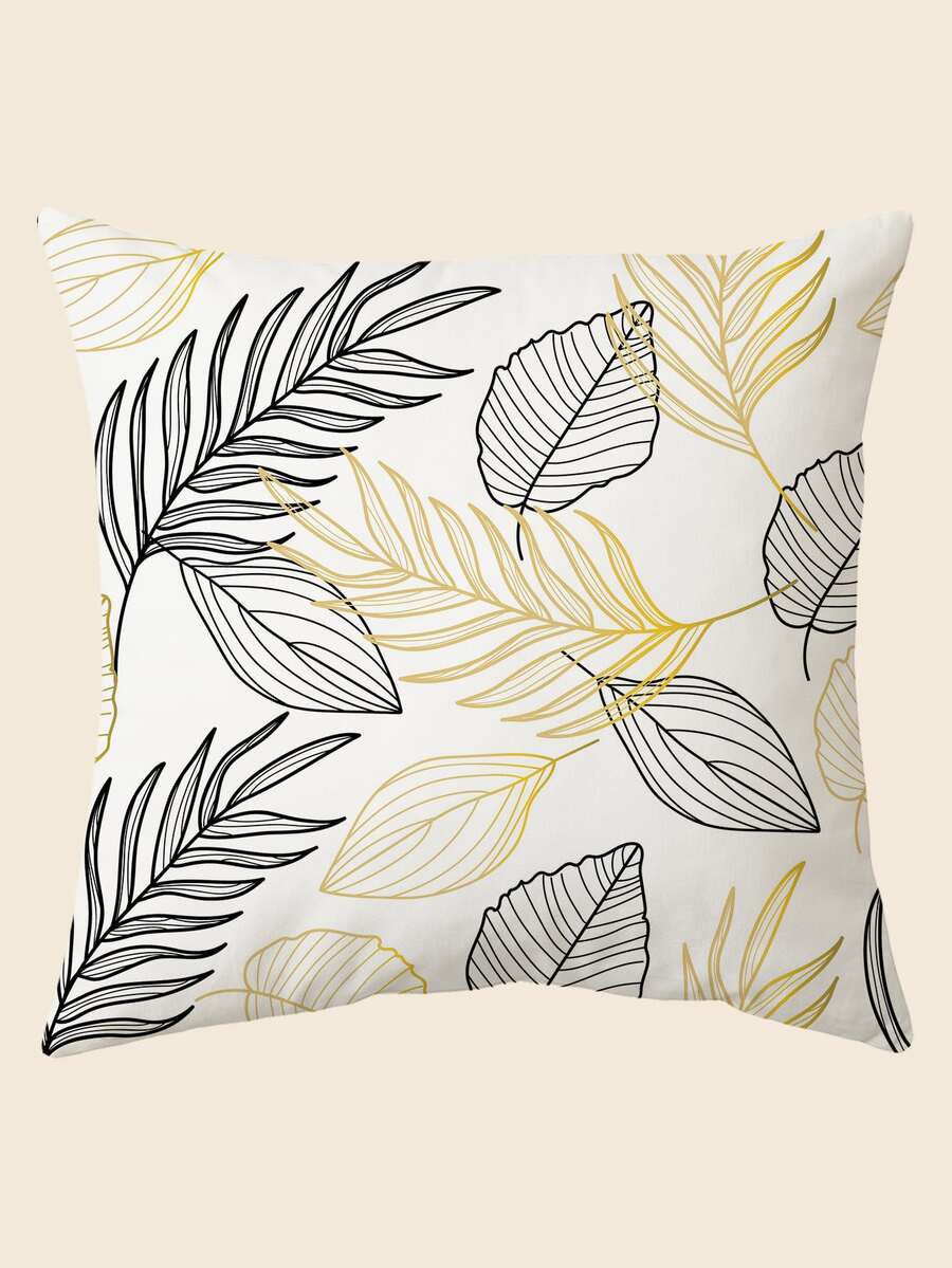 Nắp đệm in hình lá không có chất làm đầy - Nhiều màu - Xem 1