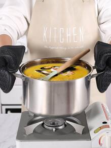 1入組矽膠隔熱手套