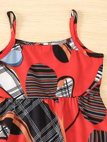 Đầm bé gái Đồ họa Boho - Nhiều màu - Xem 3