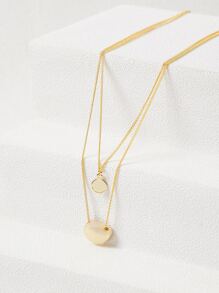 MOTF PREMIUM 2PCS FIGURE CHARM NECKLACE Copper Jewelry