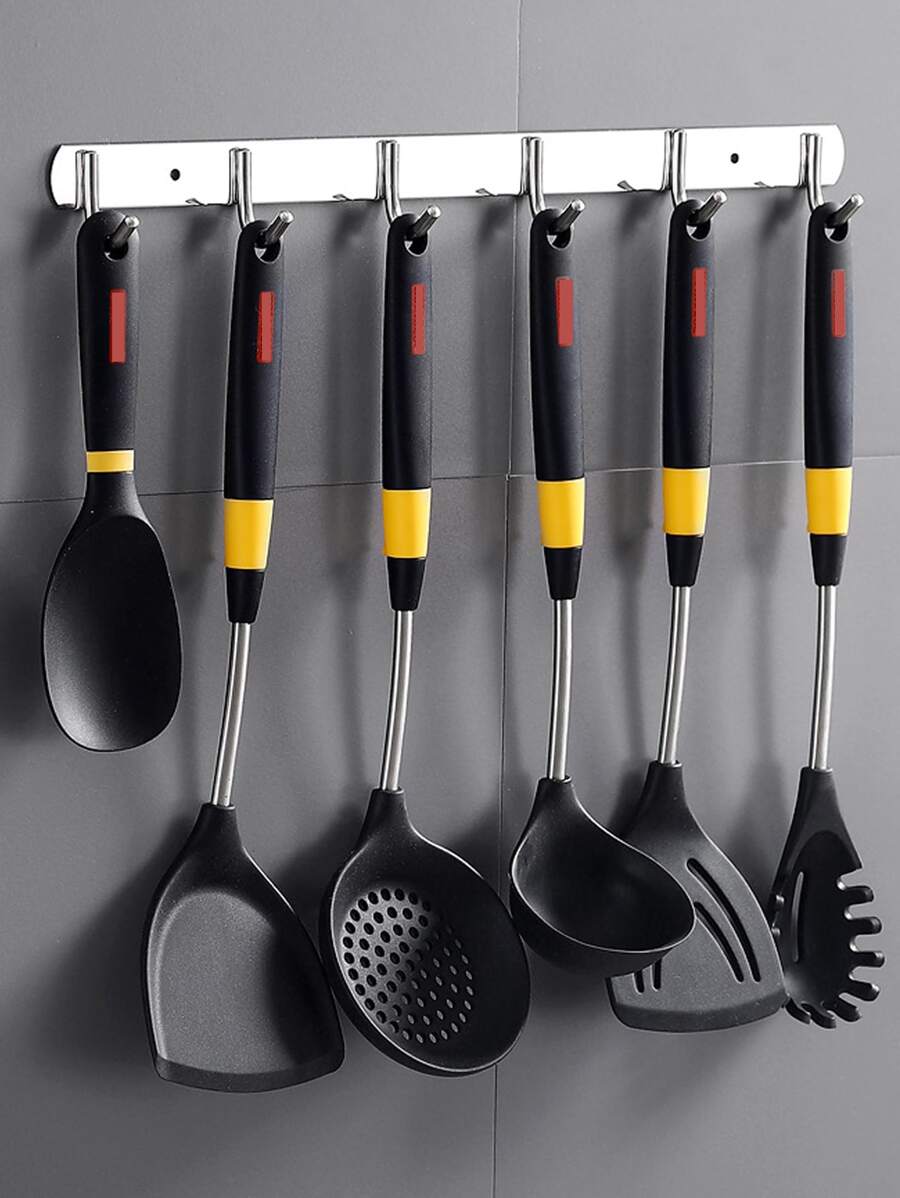 1pc Stainless Steel Row Hook - Silver - View 1