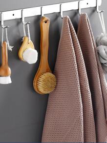 1pc Stainless Steel Row Hook - Silver - View 2