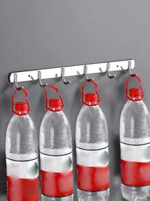 1pc Stainless Steel Row Hook - Silver - View 4