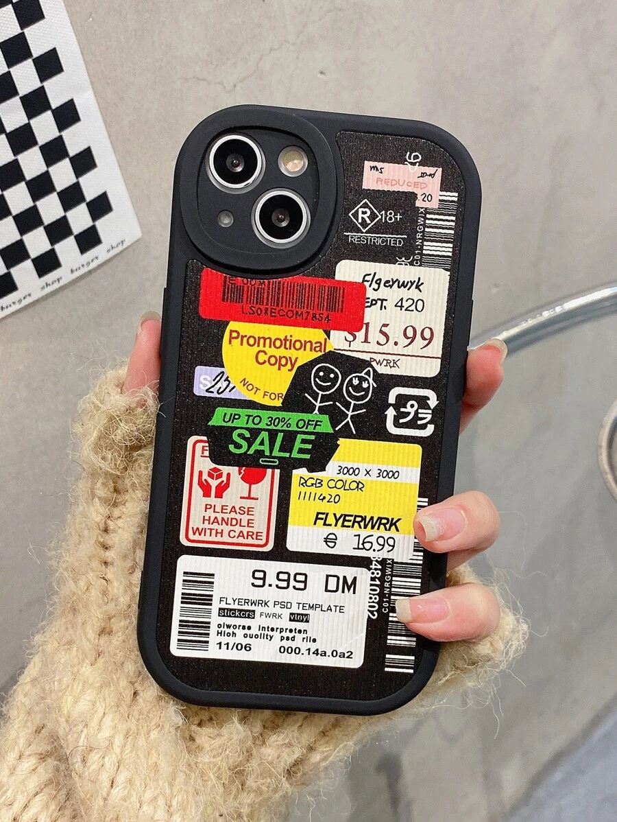 標籤手機外殼 - 彩色 - 查看 1