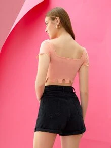 Tyshay T. Áo thun nữ Đồ họa Slogan Giải trí - Màu Hồng  San hô - Xem 2