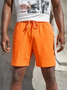 Manfinity Bộ hai mảnh Nam Dây kéo Túi Đồ họa Lá thư Giải trí - Nhiều màu - Xem 4