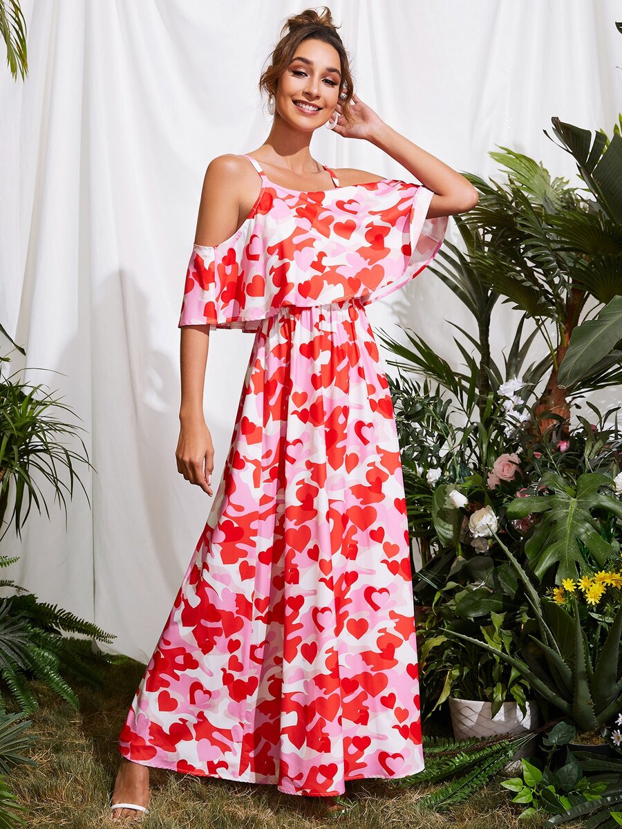 Đầm Xù Tim Tất cả trên in Boho - Nhiều màu - Xem 1