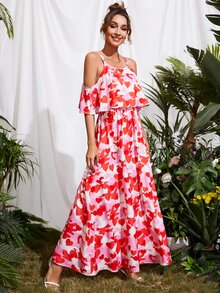 Đầm Xù Tim Tất cả trên in Boho - Nhiều màu - Xem 4