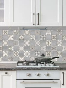 10 miếng gạch hoa văn nhà bếp chống thấm dầu - Nhiều màu - Xem 3
