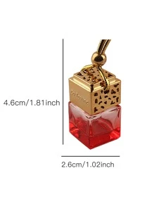 汽車香水瓶裝飾品 - 紅色 - 查看 3