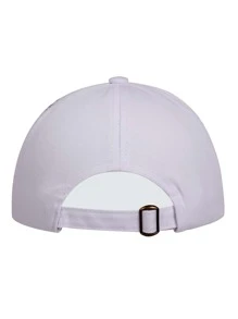 Chinese Dragon Pattern Baseball Cap - White - View 2