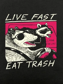 Vincenttrinidadart Camiseta con gráfico de letra, escuela