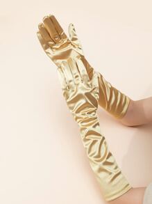 素色護肘手套 - 香檳色 - 查看 1