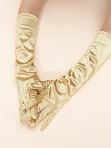 素色護肘手套 - 香檳色 - 查看 3