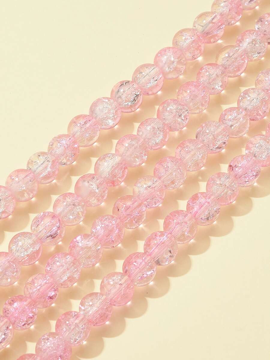 1 hebra Accesorio de joya DIY cuenta - Rosa Pálido - Ver 1