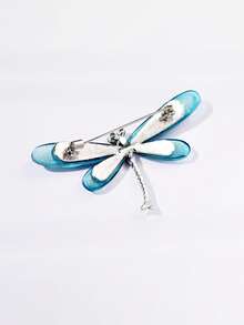 Rhinestone Dragonfly Design Brooch - Nhiều màu - Xem 2