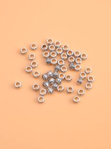 50入組DIY首飾配件 - Ancient Silver - 查看 1