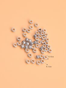 50入組DIY首飾配件 - Ancient Silver - 查看 3