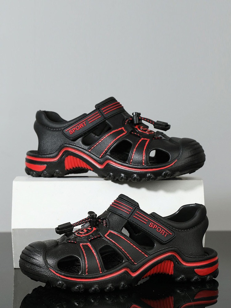 Dép Thể thao Trẻ em Ren lên Lá thư - màu đen - Xem 1