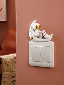 Hình dán tường cửa sổ công tắc có hình phi hành gia - Nhiều màu - Xem 3