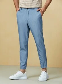 Manfinity NiteLyfe 男士拉鏈門襟定制西褲