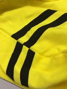 SHEIN Young Boy Letter Graphic Sweatshirt With Sweatpants - Multicolor - View 5