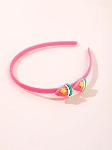 小女童西瓜裝飾髮箍 - 彩色 - 查看 2