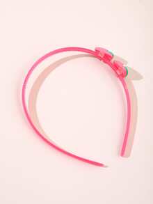 小女童西瓜裝飾髮箍 - 彩色 - 查看 3