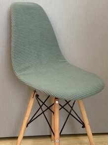 素色有彈性椅套 - 綠色 - 查看 2
