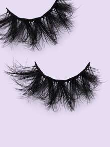 MAGEFY Bộ 5 Đôi Lông Tơ Tự Nhiên 3D 5D Lông Mi Giả Wispy Giả Chồn Lông Mi Giả Kịch Tính Cây Nối Mi Cho Trang Điểm - màu đen - Xem 4