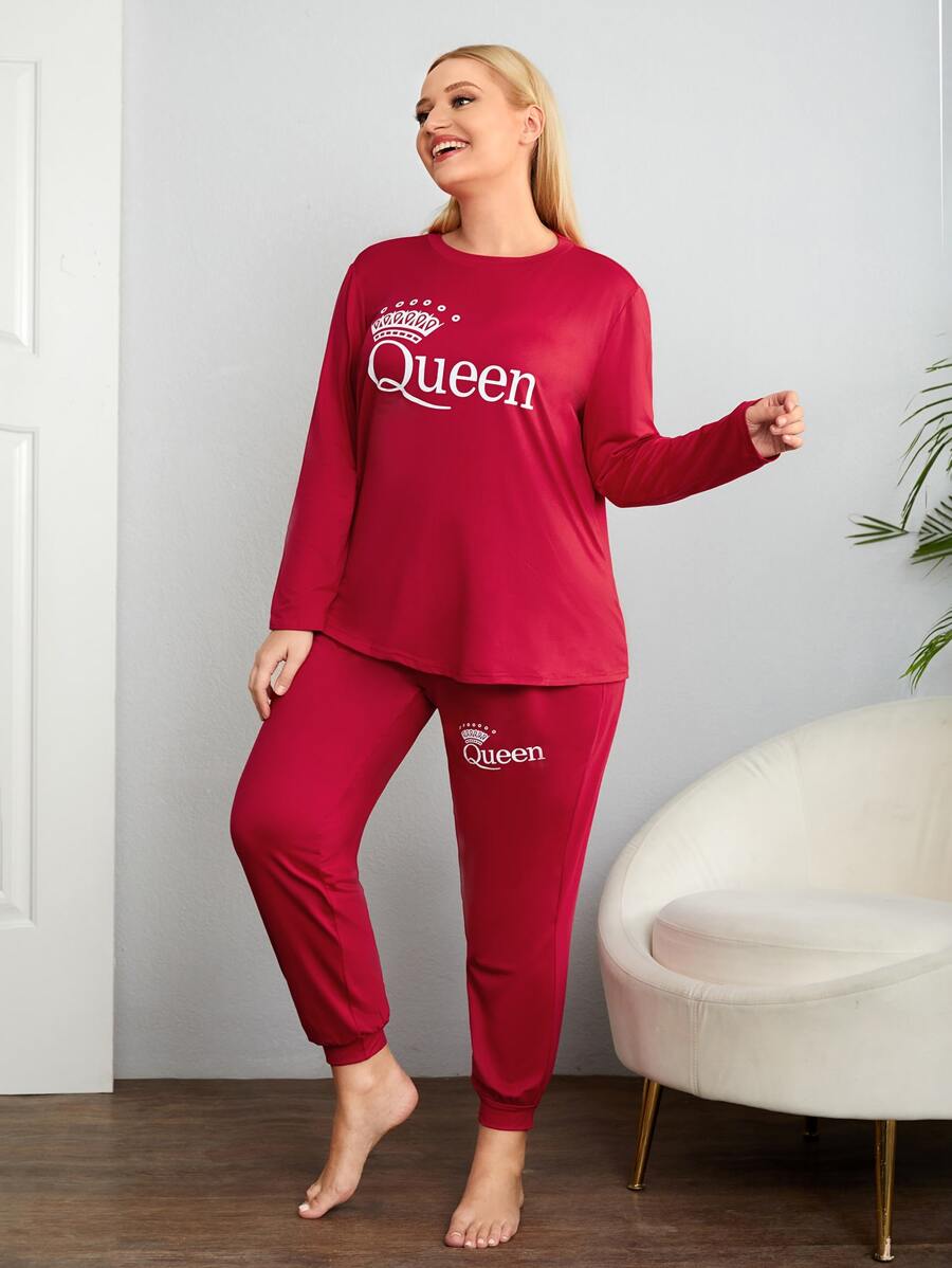 Bộ Giản Dị Kích Thước Lớn Lá thư Giải trí - Đỏ - Xem 1