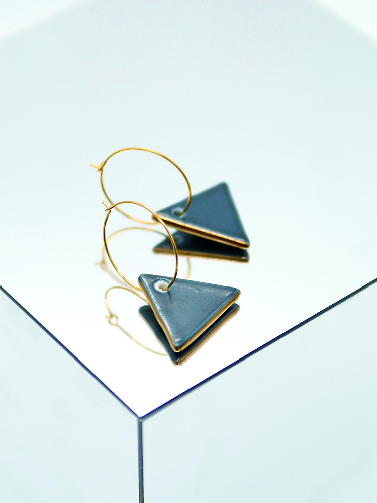 Geometric Drop Earrings