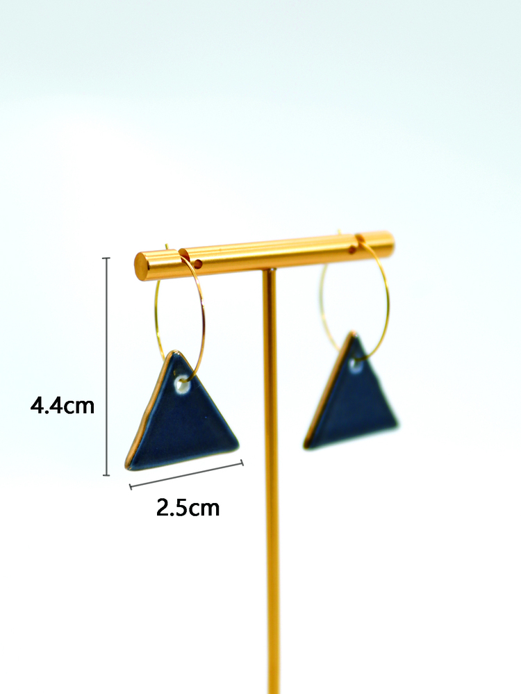 Geometric Drop Earrings