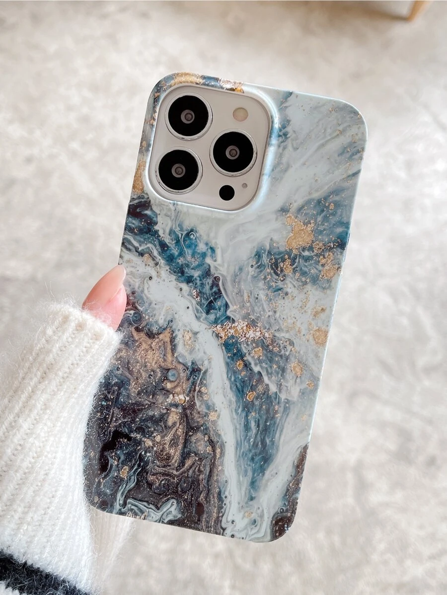 Funda para móvil con patrón de mármol - Multicolor - Ver 1