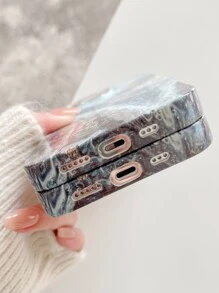 Marble Pattern Phone Case - Multicolor - View 3