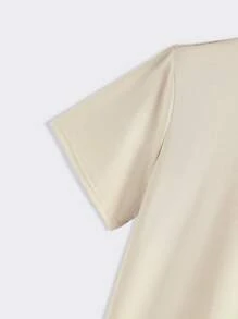 Manfinity Homme Tops Nam Cao thấp Thú vật Giải trí - Màu Khaki - Xem 4